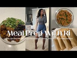 QUICK, EASY & HEALTHY MEAL PREP WITH RI || 68LBS DOWN NATURALLY || RECIPES INCLUDED