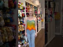 Tropical Sunset Tank Top to Knit #beginnerknitting #knitting #knittingpattern #knittingdesigns