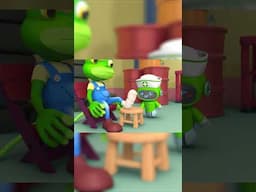 OUCH! Gecko Needs Help! #geckosgarage #funny #videosforkids #shorts