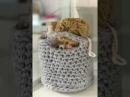 Crochet Basket Pattern {Easy + Quick!}