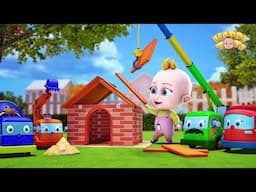 🔴Live - Construction Vehicle Song | Nursery Rhymes & Kids Songs | Happy Tots