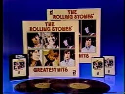 1979 Rolling Stones Greatest Hits album commercial