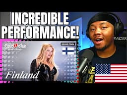 American Reacts - Erika Vikman – ICH KOMME LIVE Finland Grand Final Eurovision 2025