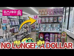 DAISO🚨NO LONGER A JAPANESE DOLLAR STORE…28% PRICE INCREASE‼️😭 #daiso #shop #priceincrease #import