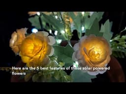 Solar Garden Flower Light  - Top 5 best features