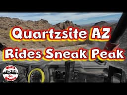😲Sneak Peak of Riding in the Arizona Mountains // Quartzsite, AZ // WOW!