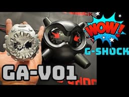 G-Shock GA-V01: This CHROME color is INSANE! The rarest of all the Colorways. Why? GA-V01A-8A