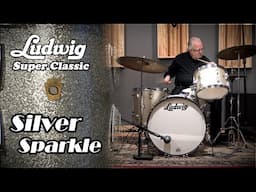 60s Ludwig Super Classic Drum Kit - Silver Sparkle