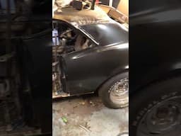 67 Camaro gets a new quarter panel