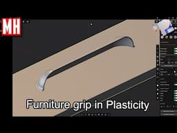 Let's model a furniture GRIP in Plasticity 25.1.7