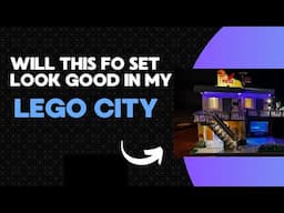 I placed the Fun Whole Twilight Motel in my Lego City Figsdale’s Retro Area!