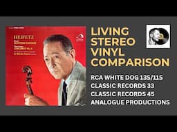 RCA Living Stereo Vinyl Comparison - Heifetz - Scottish Fantasy