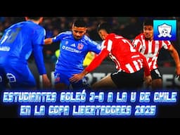 Estudiantes de la Plata goleó 3-0 a Universidad de Chile en la Copa Libertadores 2025