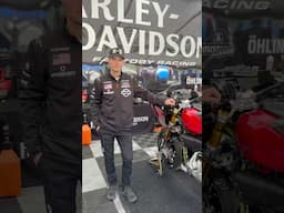 Check out factory rider Kyle Wyman’s Harley-Davidson Road Glide 👀 #motorcycle