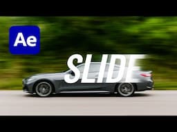 Slide Text With Popup Animation in After Effects Slide in Text Animation
