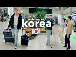 after 14 YEARS my brother is FINALLY visiting us in korea! 🇰🇷🥹 reactions to his first time in seoul