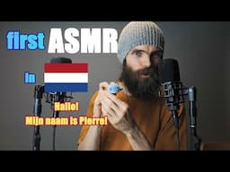 My first ASMR video in Dutch (Fluisteren voor ontspanning, asmr in het Nederlands, enkele triggers)