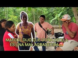 GENTE SHUCA MVERTA DE HAMBRE grito DOÑA ESTELA y MAYCOL no se dejo y le dijo esto