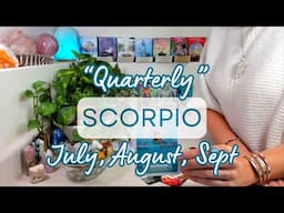 SCORPIO "NEXT 3 MONTHS" July, Aug, Sept 2025: Flirting With The Universe ~ Treasure Follows Heart!