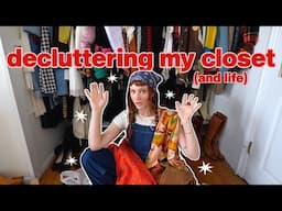 MAJOR closet clean out! spring reset & declutter!🌷