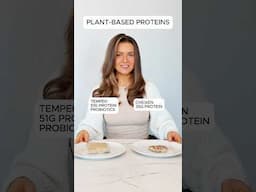 Plant-Based vs. Animal Protein: A Nutrient Comparison 🌱💪 #health #food