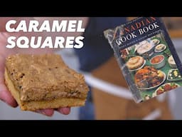 Vintage 1943 Canadian Recipe Meringue on a Caramel Square???