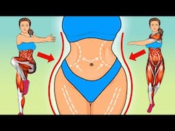 🔥Do THIS 5 Min Standing Exercises for a Small Waist and Flat Belly🔥Lose Lower Belly Fat