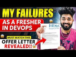 I accepted Infosys offer letter as a fresher||Failed to learn DevOps||My first offer letter revealed