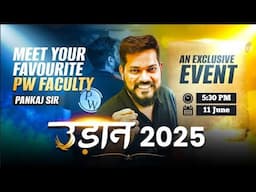 Udaan Pune LIVE with Pankaj Sir | PW IOI Campus Reveal & Career Talk
