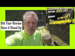 Best Electric Lawn Mower? 8 Year Review on #Ryobi 40V 20" Lawnmower