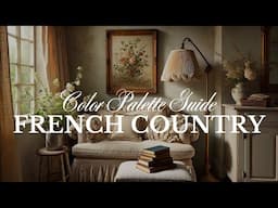 What Makes the PERFECT French Country Decor Color Palette