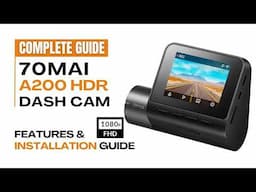 70mai A200 FHD Dash Camera Features & Installation Guide | Hard wiring of Dash Cam