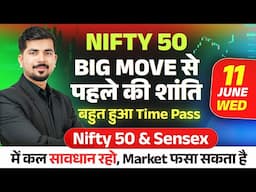 Nifty 50 Prediction and Bank Nifty Sensex Analysis for | 11 June 2025 | Tomorrow Prediction