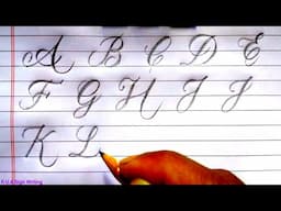 How to write English Capital Alphabets AtoZ | R.U.A Sign Writing