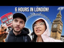 6 Hours in London 🇬🇧 | Jet Lagged & Racing Against The Clock!