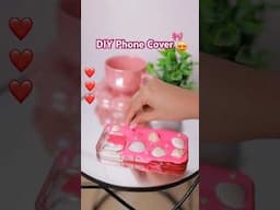 Let’s DIY *Phone Cover* Inspired By Pinterest 🎀🌷❤️  #shorts #ashortsaday #diy