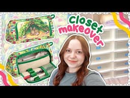 New Bag Design & Embroidery Closet Makeover