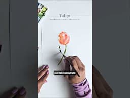 Day 3 Tulips #springwithwatercolour #challenge