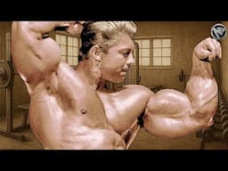ARM DAY with the FIRST MR. Olympia Ever - 20 INCH ARMS in 1960 - LARRY SCOTT