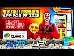 BEST TOURNAMENT APP FOR FREE FIRE💰 - 100% TRUSTED💯✅ | FREE FIRE BEST TOURNAMENT APP 2025👌