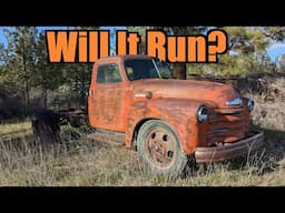 1949 Chevy Truck First Start