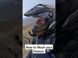 How to Wash your Helmet