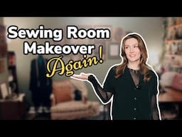 Making my sewing room even MORE moody, ✨whimsical ✨& maximalist | studio makeover
