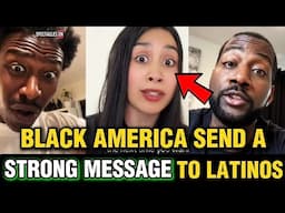 Black America Send A STRONG Message To The LATINO Community: MUST WATCH! #us #africanamerican