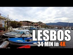 Lesbos, Greece | Petra, Molyvos & The West Coast - in 34 min