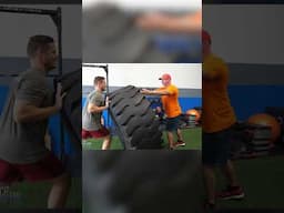 Epic Tire Challenge: Team Up for Victory! #shorts