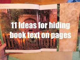 11 Ideas to Hide Book Text in Your Julie Nutting Paper Doll Book