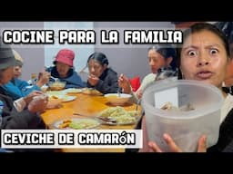 Primera Vez  Cocinando CEVICHE De CAMARON, fue un error