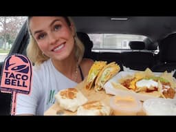 Taco Bell Mukbang! NEW mini crunchwraps!