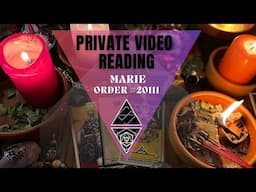 Private Video Reading - Order 20111